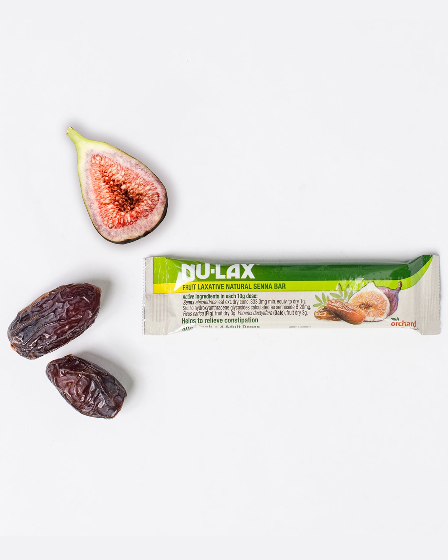 Nu-Lax Fruit Laxative Natural Senna Bar