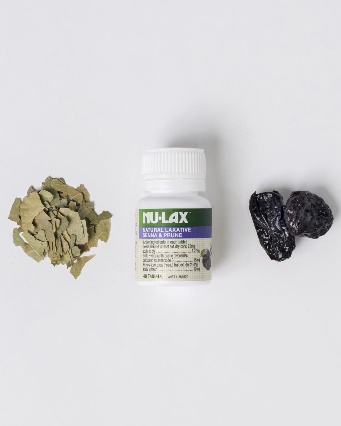 Nu-Lax Natural Laxative Senna & Prune Tablets