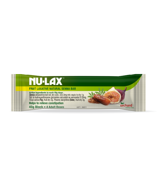 Nu-Lax Fruit Laxative Natural Senna Bar