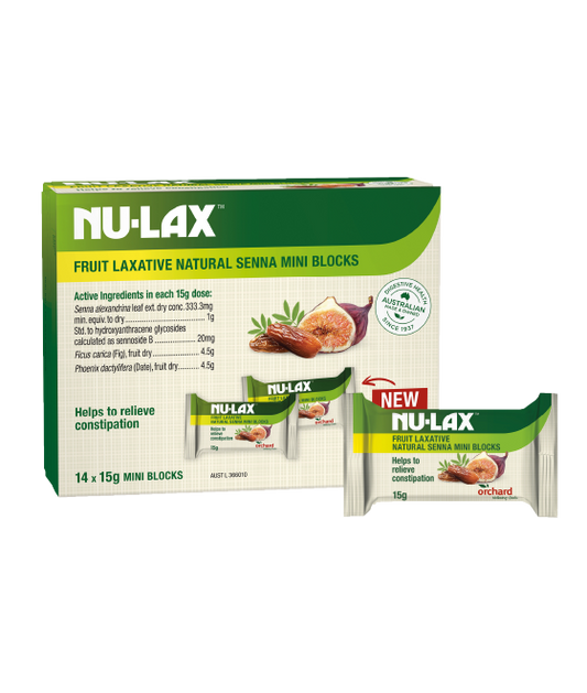 Nu-Lax Fruit Laxative Natural Senna Mini Blocks
