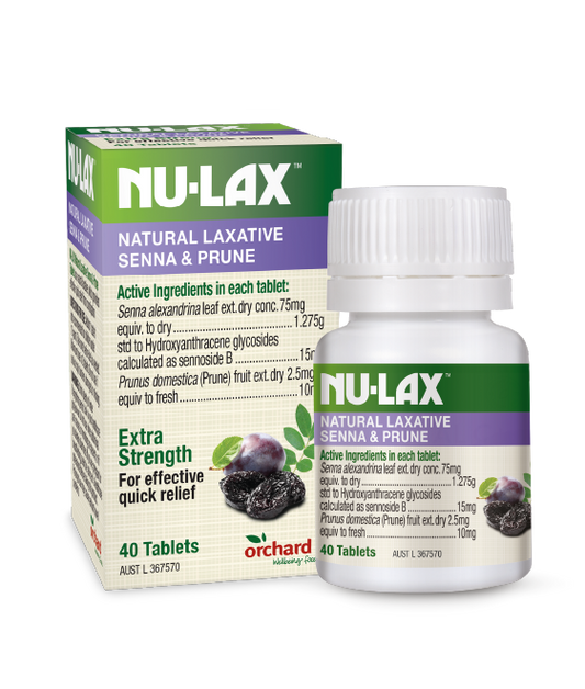 Nu-Lax Natural Laxative Senna & Prune Tablets