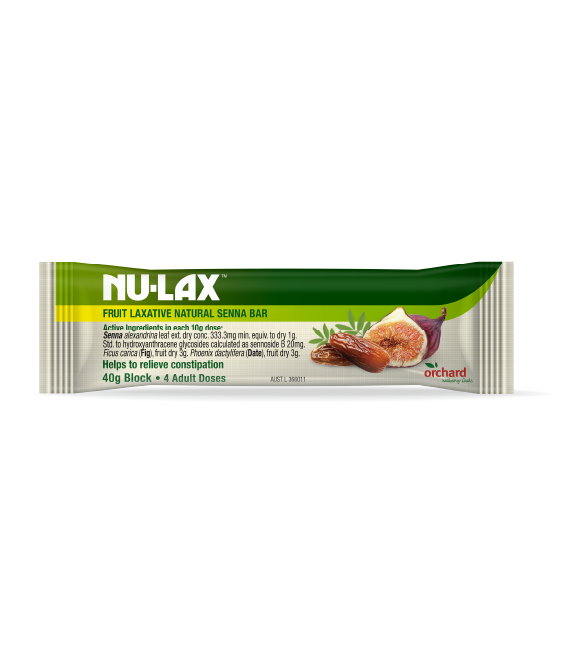 Nu-Lax Fruit Laxative Natural Senna Bar